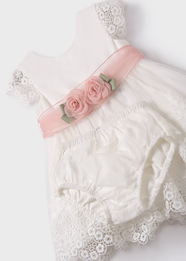 Guipure Tulle Embroidered Dress