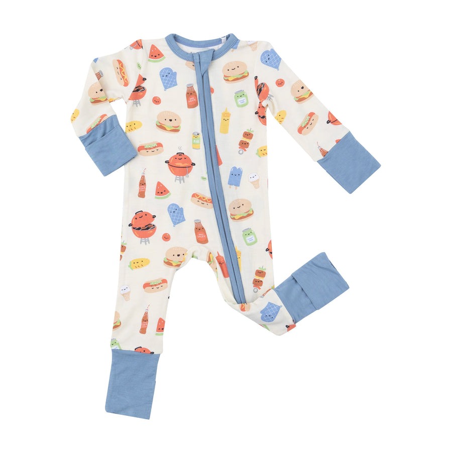 BBQ Buddies 2 Way Zipper Romper