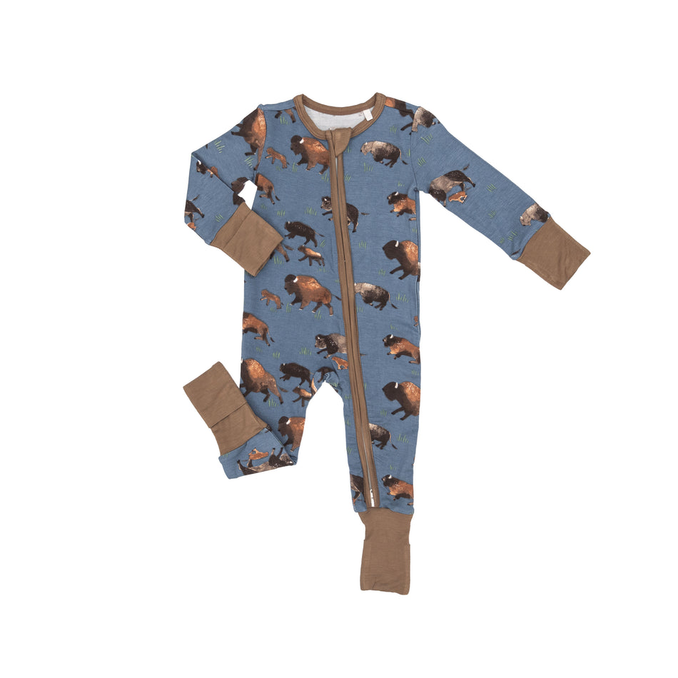 Bison 2 Way Zipper Romper