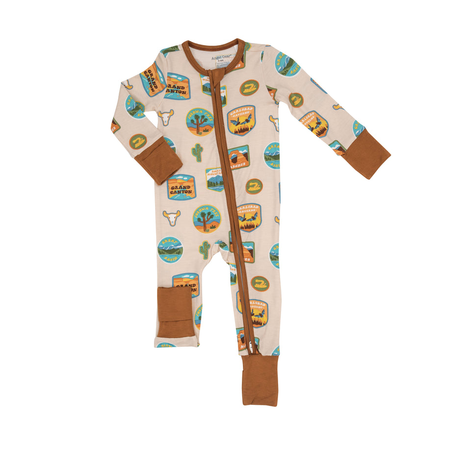 National Parks Patches SW 2 Way Zipper Romper