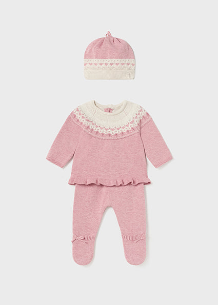 3-piece Newborn Baby Knit Set