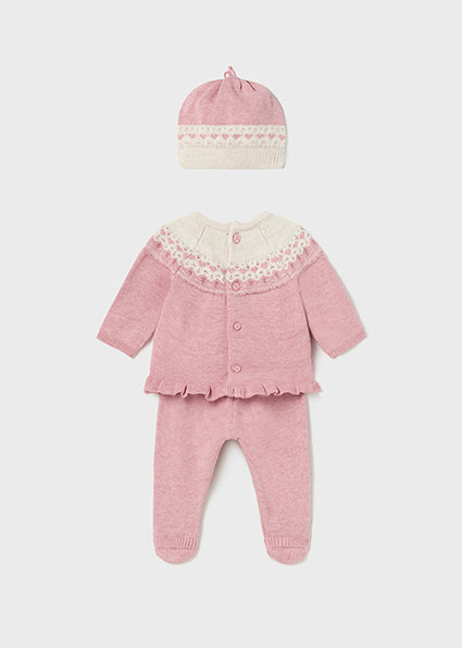 3-piece Newborn Baby Knit Set