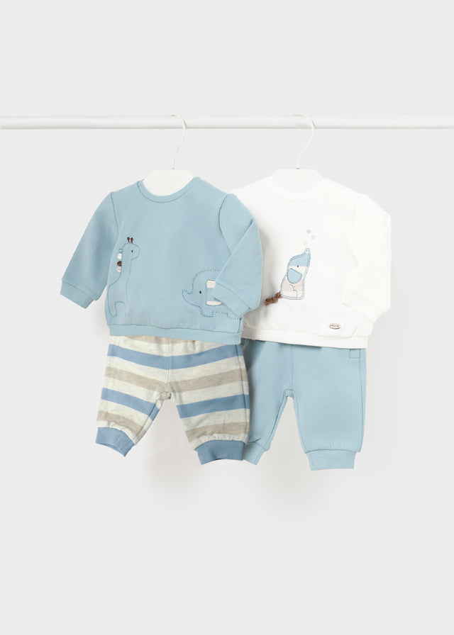 Polar & White Newborn Boys 2 Piece Set