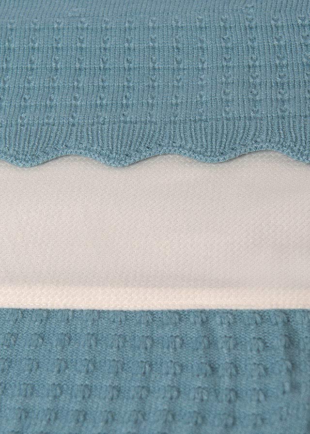 Baby Knit Blanket in Iceberg