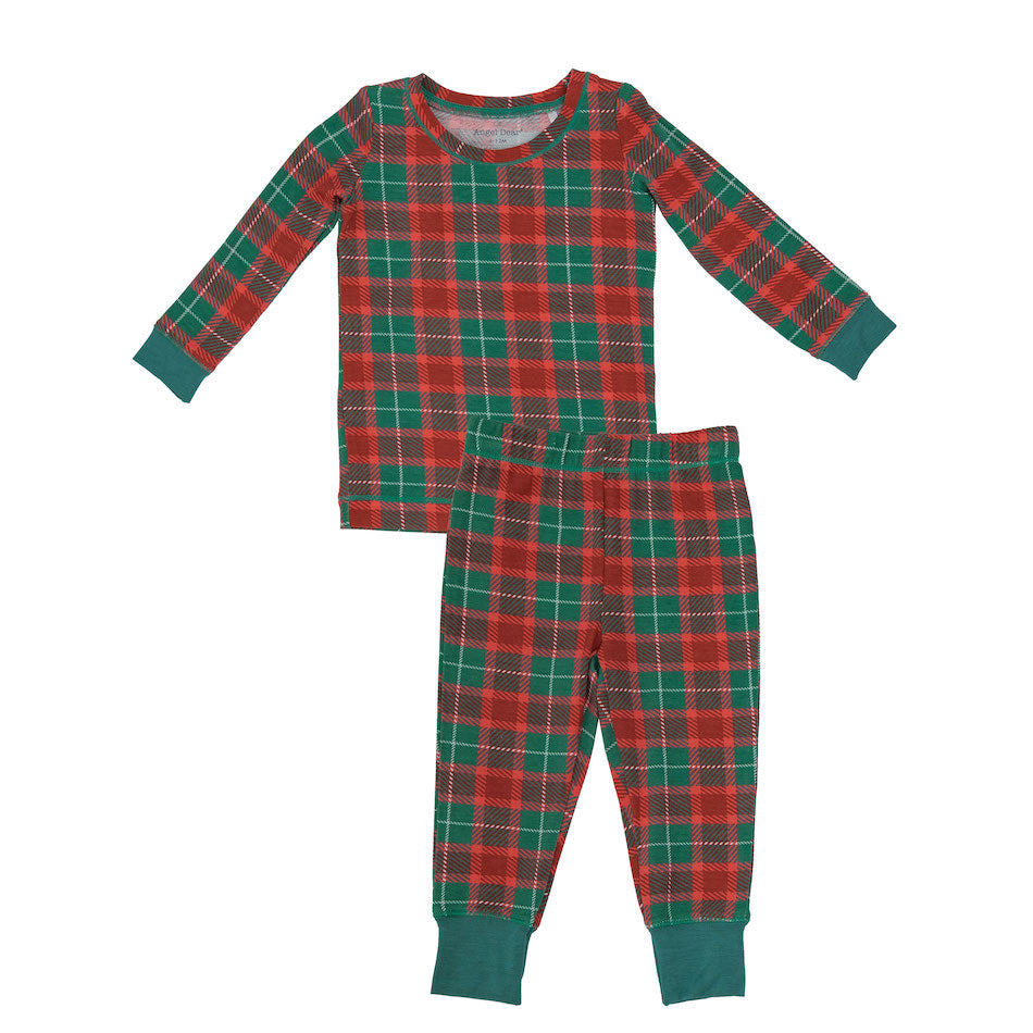 Holiday Plaid L/S Toddler Loungewear Set