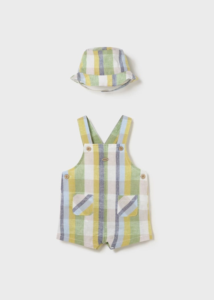 Kale Overalls w/ Hat Set