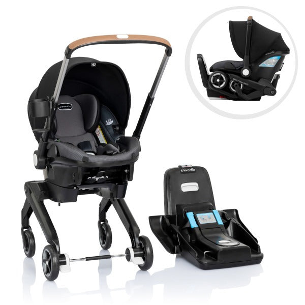 Shyft DualRide w/ Carryall Storage Infant Car Seat + Stroller