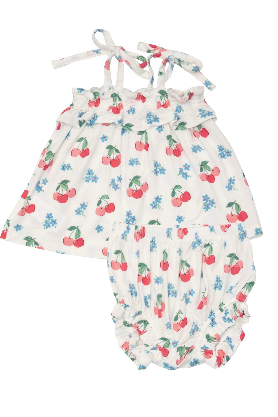 Cherries Ruffle Top & Bloomer