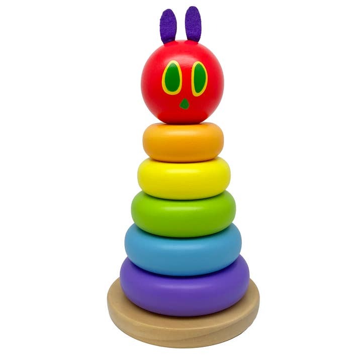 Eric Carle Very Hungry Caterpillar Rainbow Wood Stacker