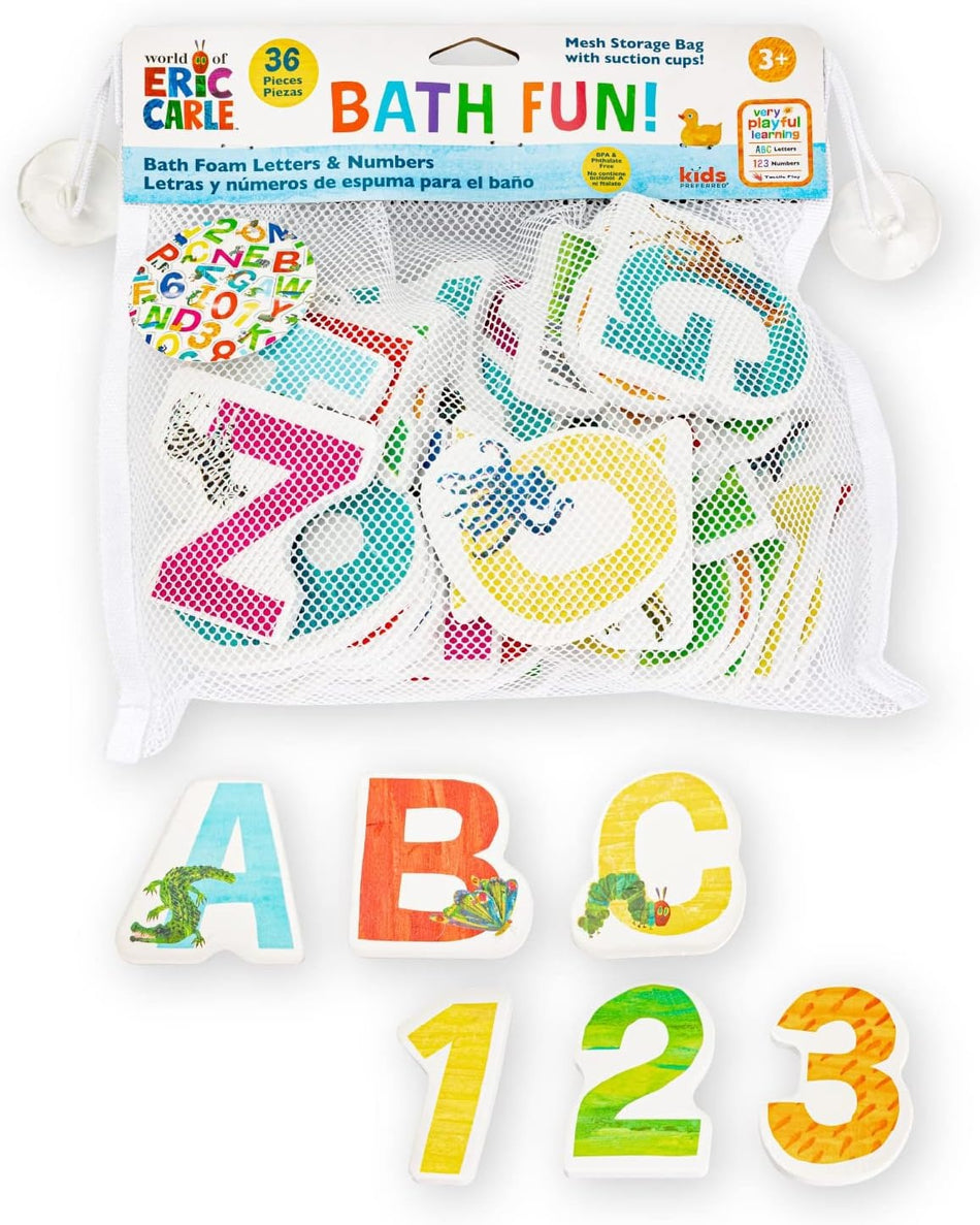 Eric Carle Very Hungry Caterpillar Foam Letters and Numbers Set