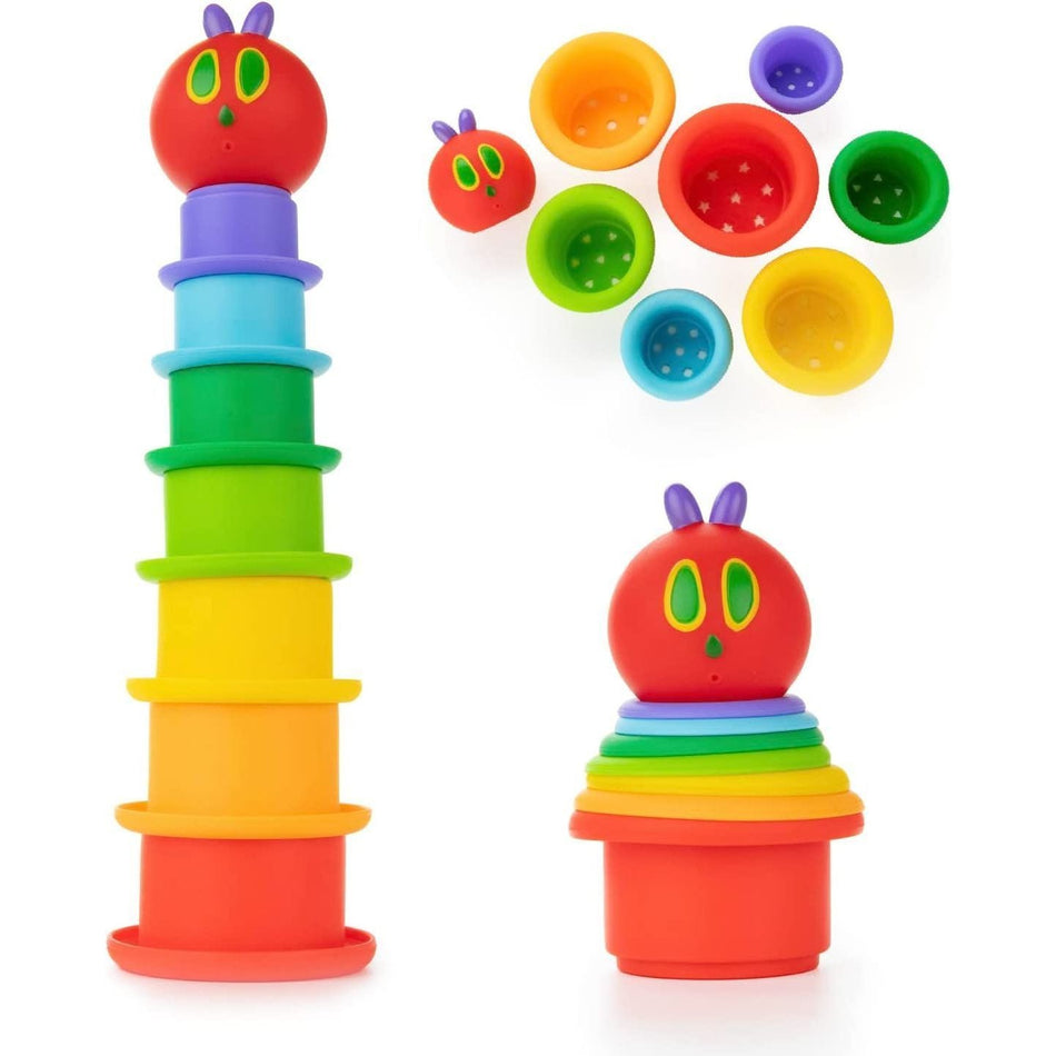 Eric Carle Very Hungry Caterpillar Bath Stacking Cup & Squirty Toy