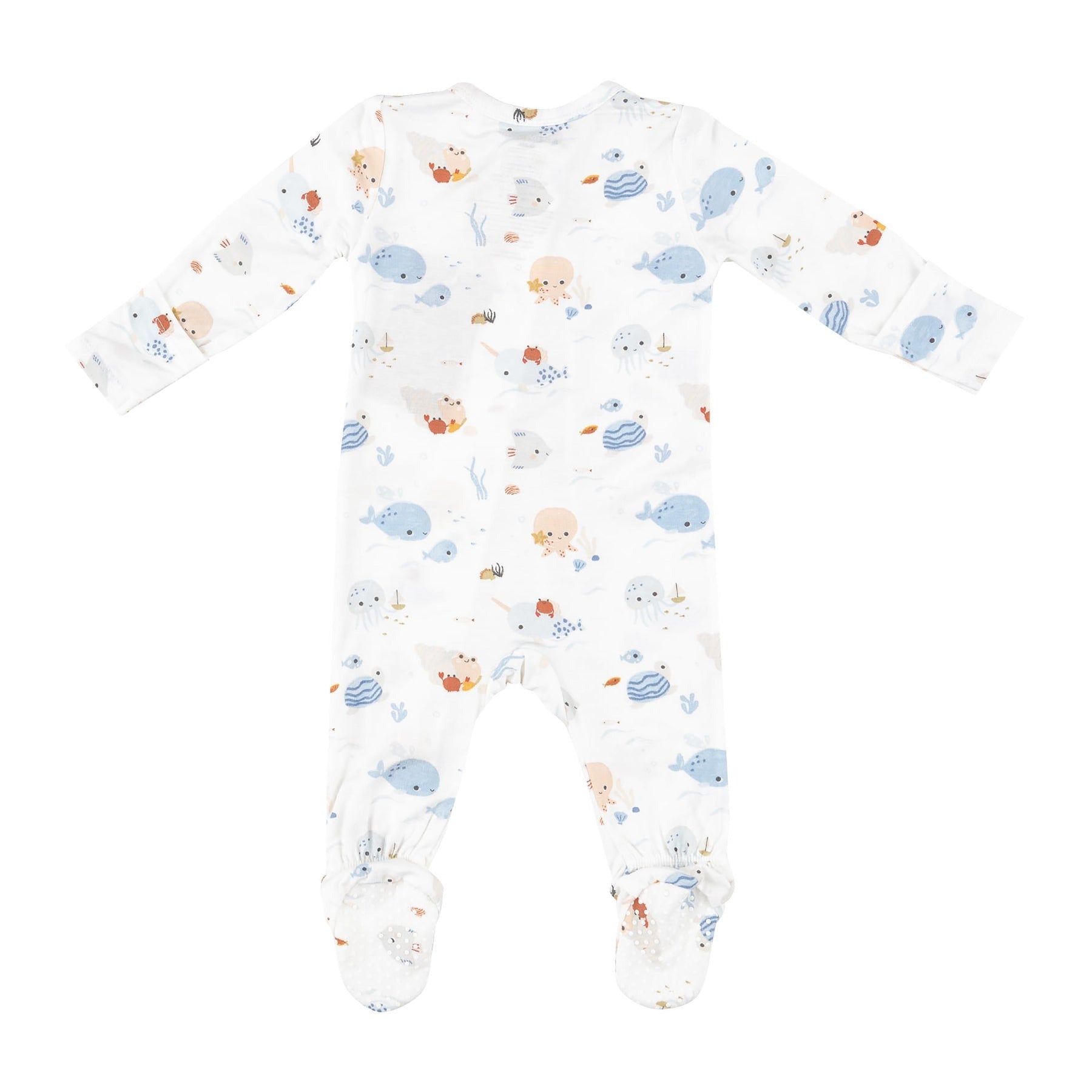 Angel Dear Cute Ocean 2 Way Zipper Footie - Newborn – Destination Baby ...