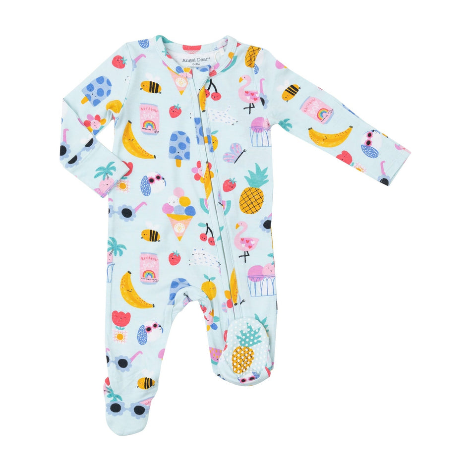 Ice Cream Giggles 2 Way Zipper Footie