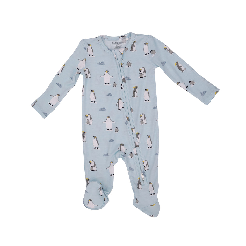 Penguins 2 Way Zipper Footie