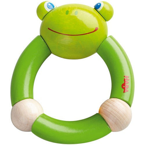 Croaking Frog Wooden Clutching Toy