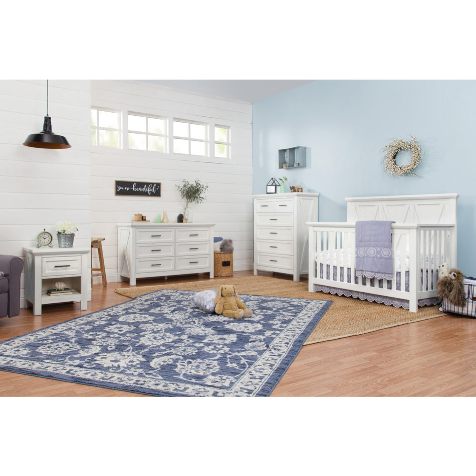 Emory Farmhouse Convertible Crib, Dresser & Nightstand