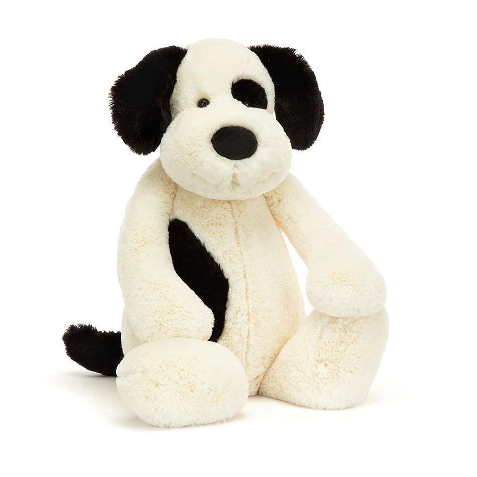 Bashful Black & Cream Puppy - Huge