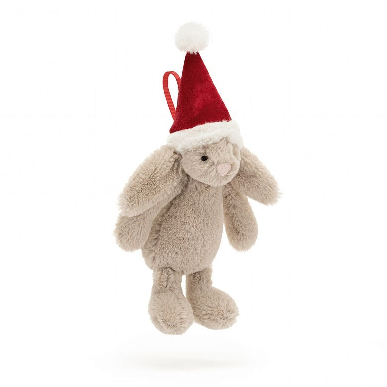 Bashful Christmas Bunny Decoration