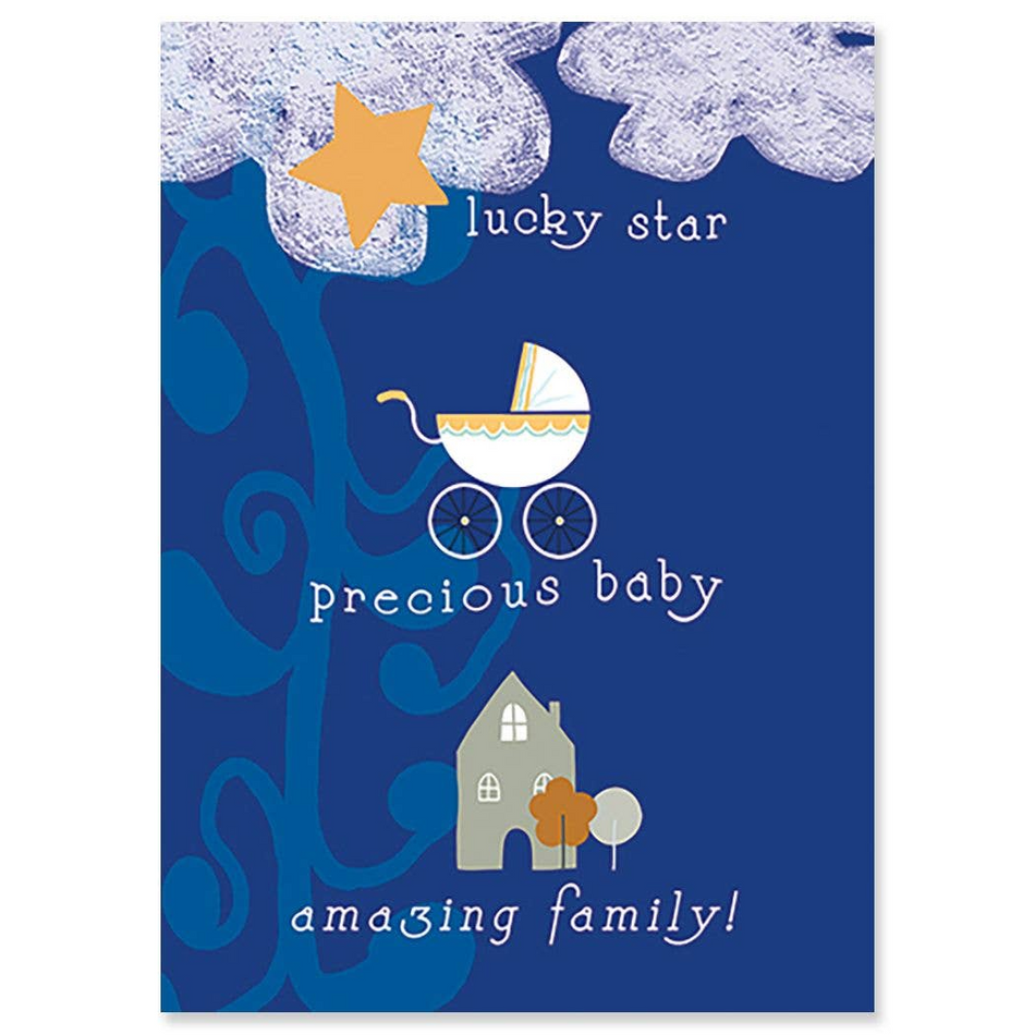 Lucky Star .. Precious Baby Card