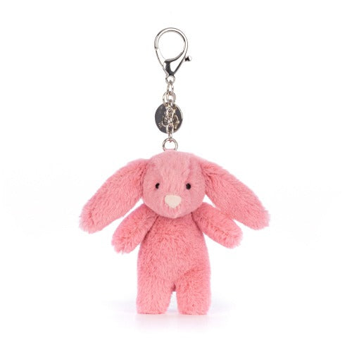 Bashful Bunny Pink Bag Charm