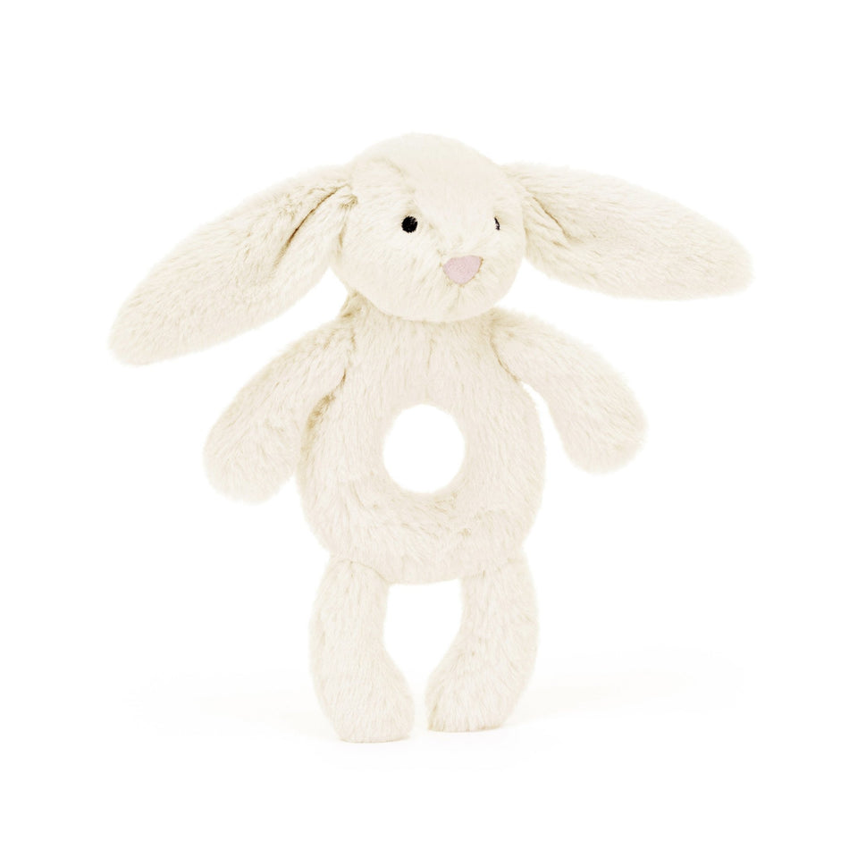 Bashful Cream Bunny Ring Rattle