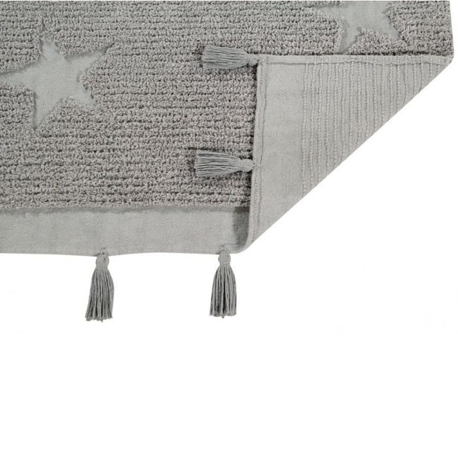 Grey Hippy Star Rug