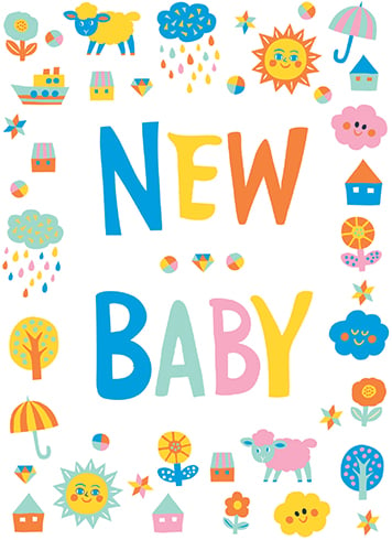 New Baby Shower Card