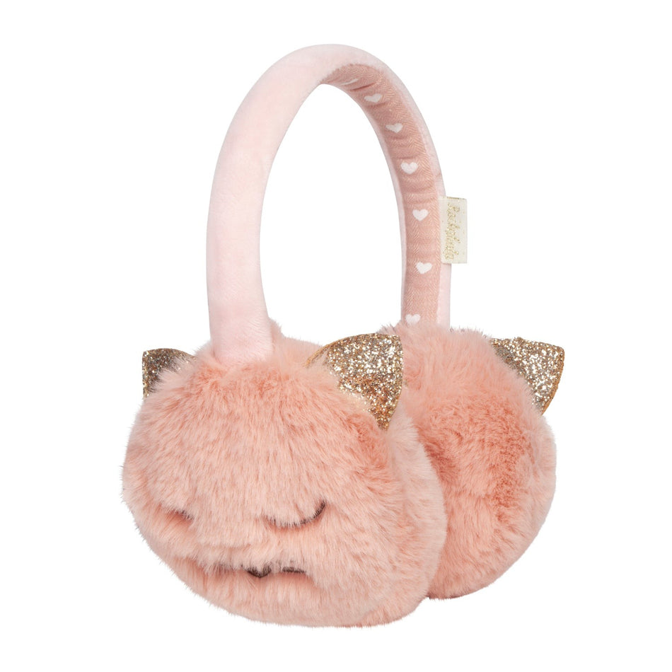 Clara Cat Pink Earmuffs