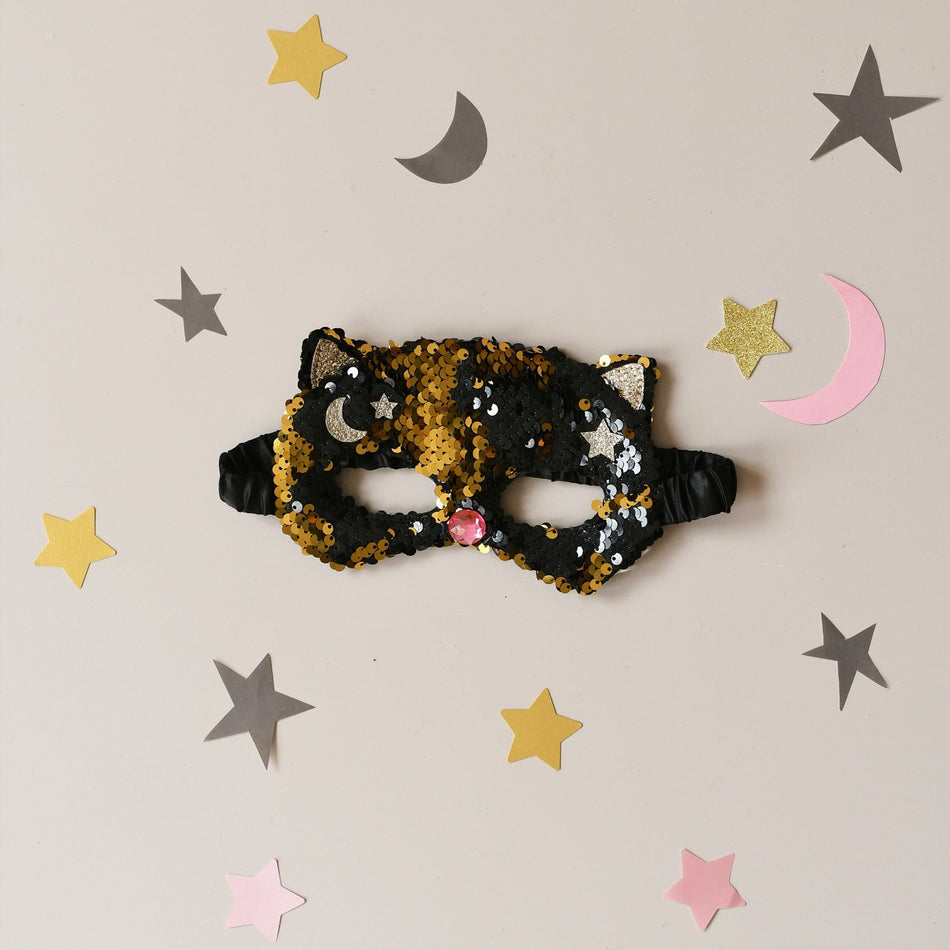 Sequin Cat Mask