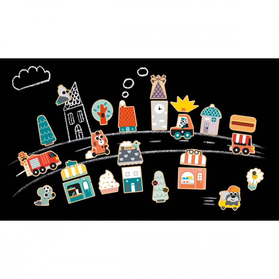 City Magnets 24 Pcs