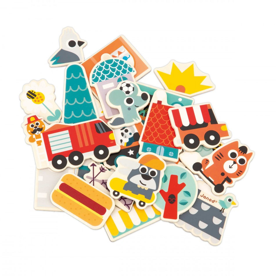 City Magnets 24 Pcs