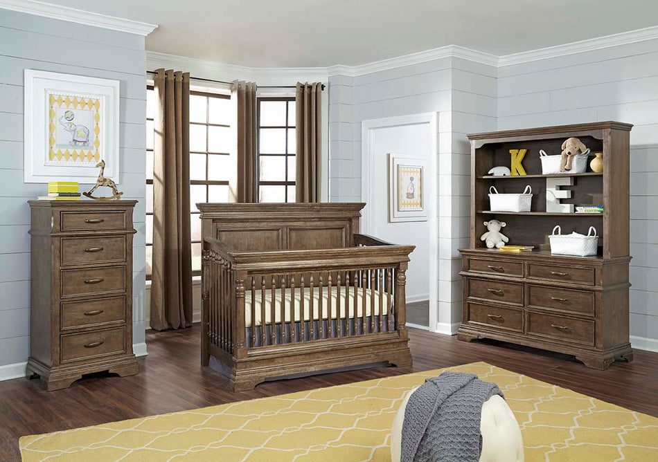 Kerrigan Crib, Dresser, Pier Chest & Hutch