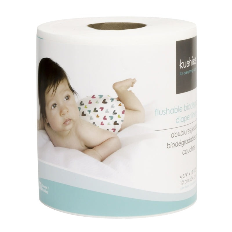 Flushable BioDegradeable Diaper Liners