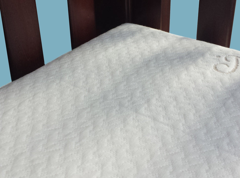 Premium Cotton Mini Crib Mattress Cover - Waterproof