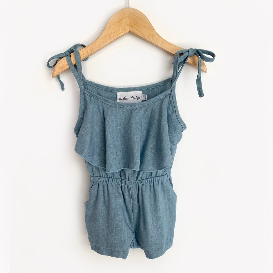 Linen Tie Romper