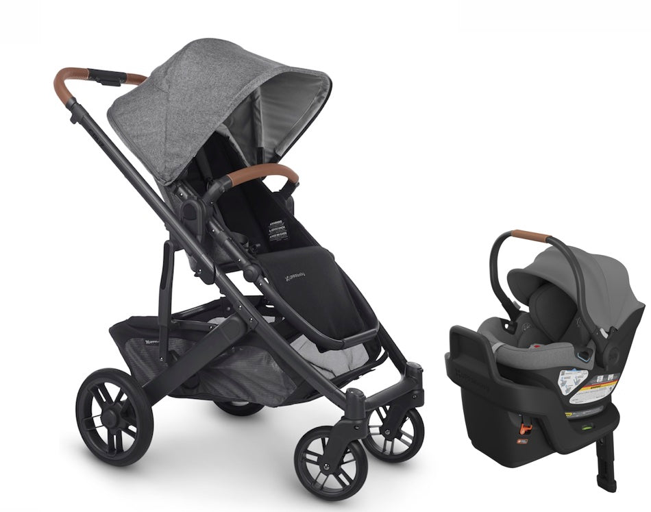 UppaBaby CRUZ V2 + Aria Travel System - Greyson