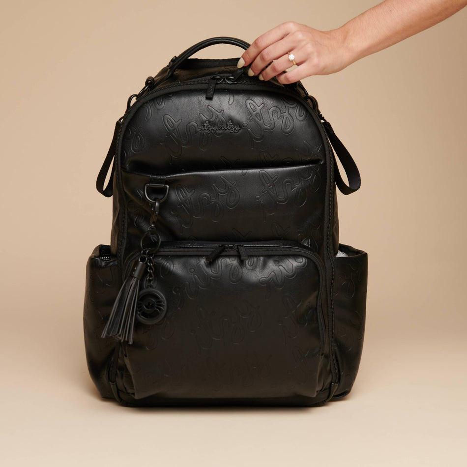Boss Plus Diaper Bag Backpack Icon Black