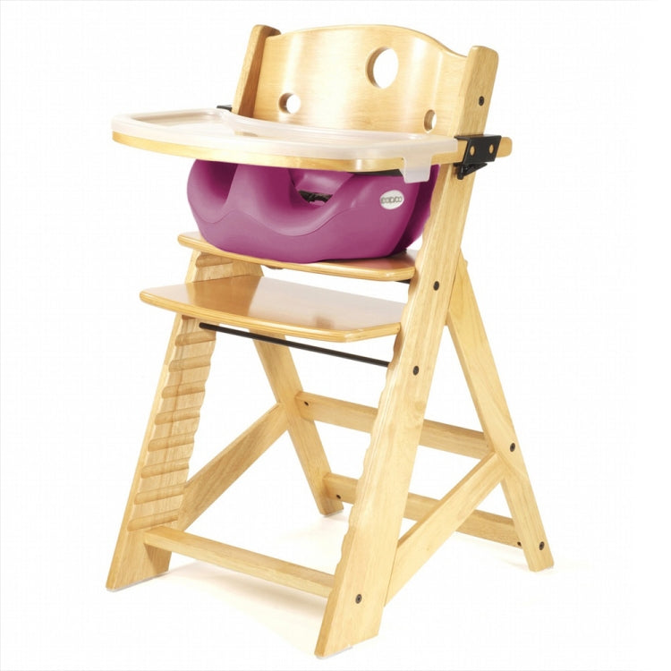 Keekaroo Height Right Chair + Infant Insert, Raspberry