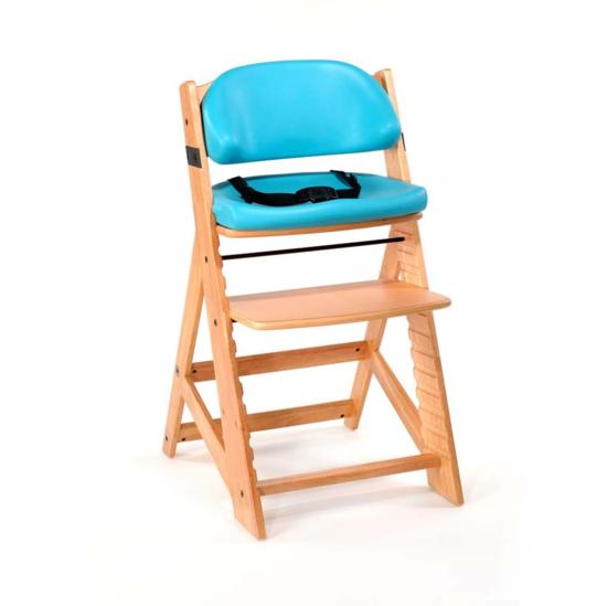 Keekaroo Height Right High Chair + Comfort Cushion Aqua