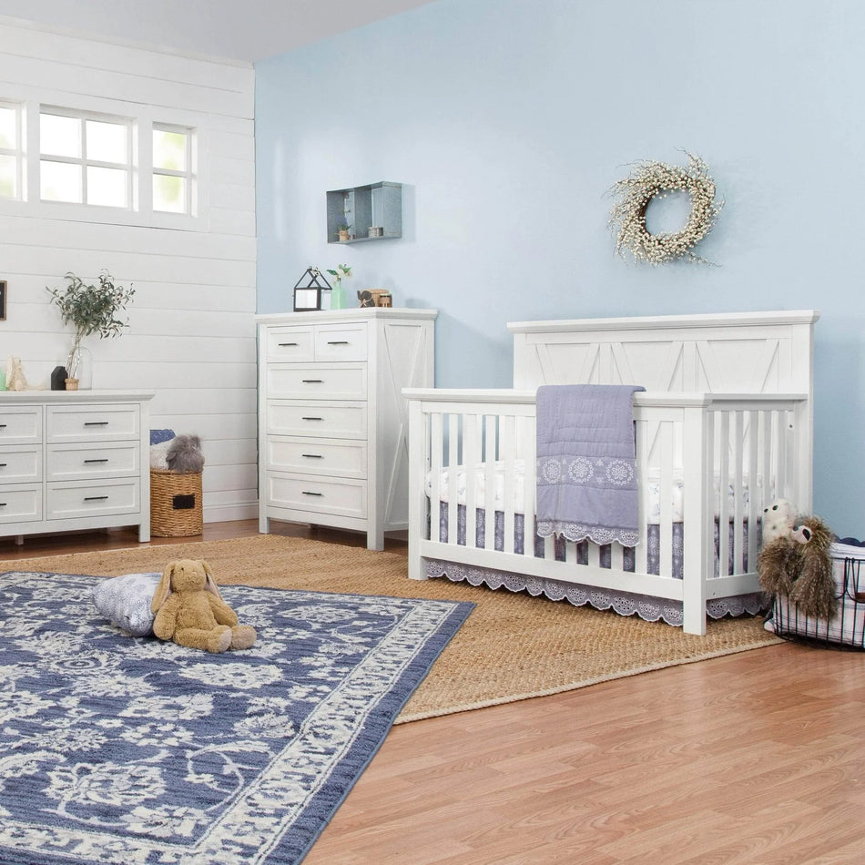 Emory Farmhouse Convertible Crib & Dresser