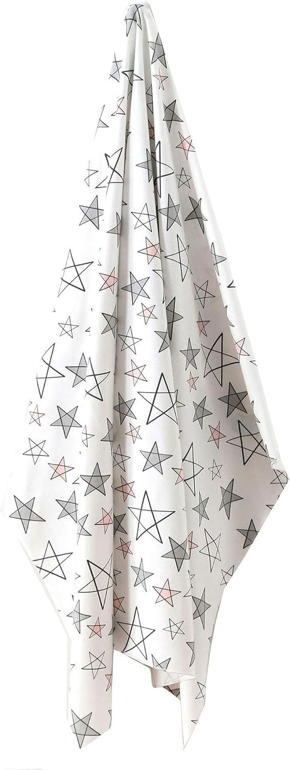 Pink Star Swaddle Blanket