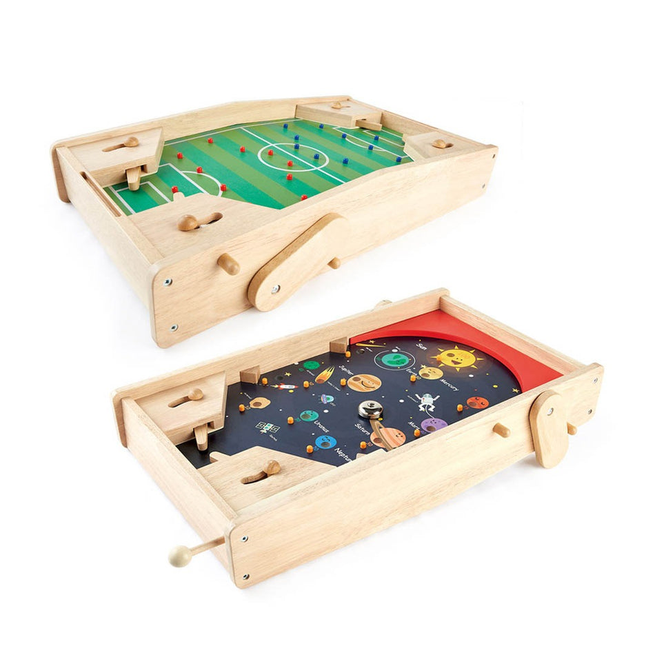 2 in 1 games: Pinball Planet and Flipper Football