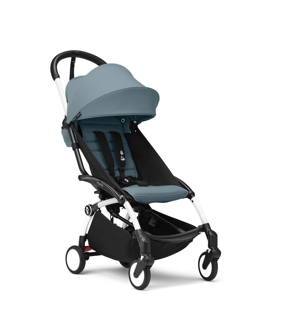 YOYO³ Compact Travel Stroller From 6 Months with White Frame