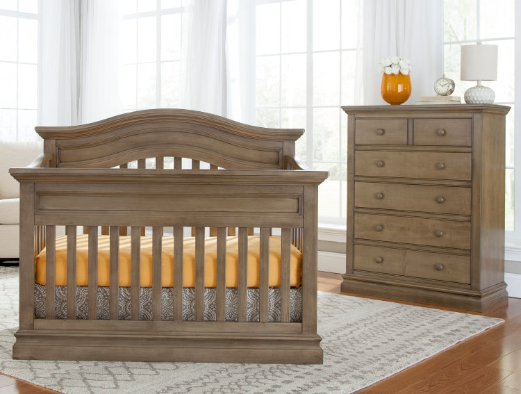 Westwood Design Stone Harbor Convertible Crib and Chest, Cashew