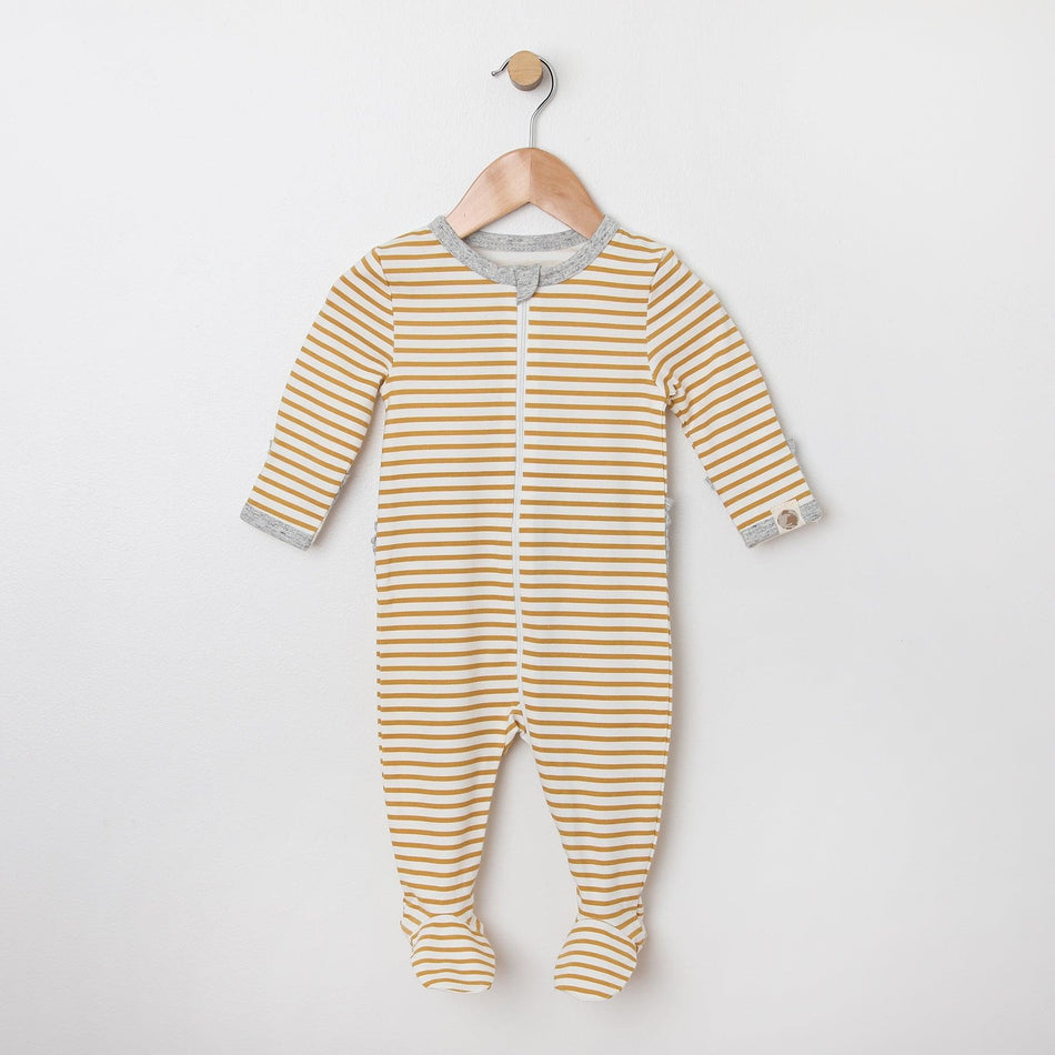 Stripe W/ Ruffle Footi