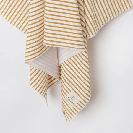 Yellow Stripe Stripe Swaddle Blanket