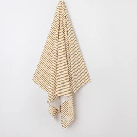 Yellow Stripe Stripe Swaddle Blanket