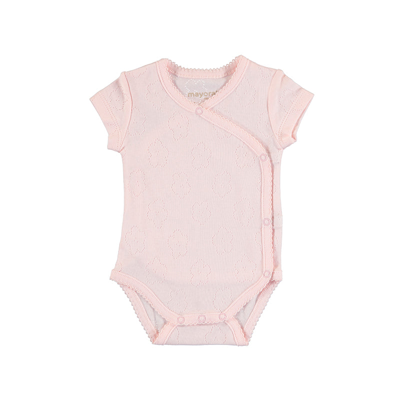 Short Sleeve Bodysuit - Baby Rose