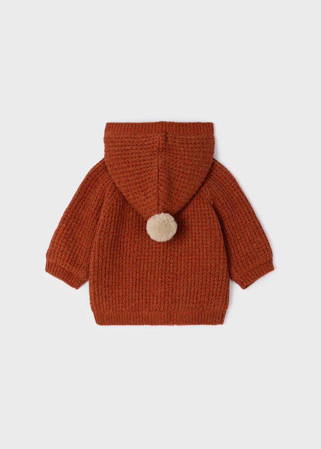 Warp knitted Cardigan - Caldera / Orange