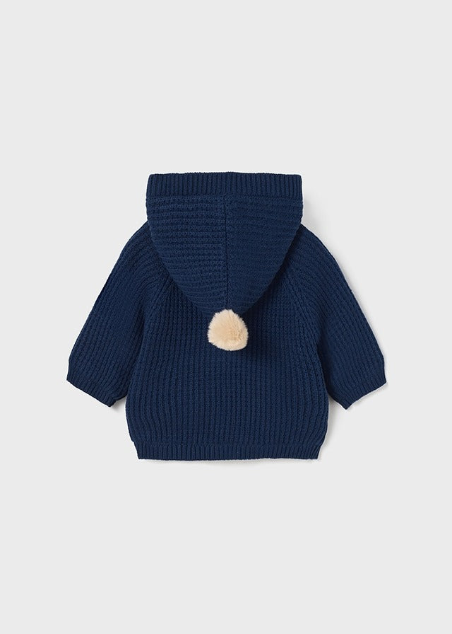 Warp knitted Cardigan - Night Blue